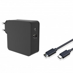 Cargador coolbox pd 60w 1xusb 1xusb c