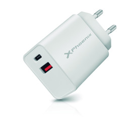 Cargador dual movil smartphone phoenix 20w