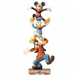 Figura enesco disney totem goofy donald