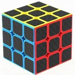 Cubo rubik z cube fibra carbono 3x3