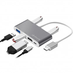 Hub logan usb tipo c silver