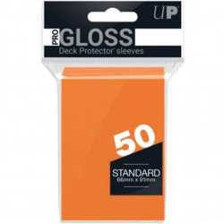 Fundas estandar ultra pro color naranja