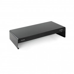 Elevador soporte monitor tooq metalico negro