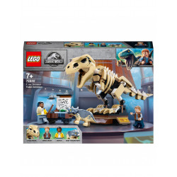 Lego jurassic park tyranosaurius rex fosilizado