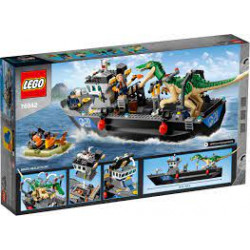 Lego jurassic park fuga del barco