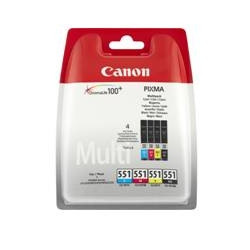 Multipack canon cli 551 c m y