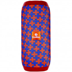 Altavoz bt coolbox cooltube rojoazul