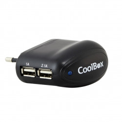 Cargador coolbox pared 5v 2xusb
