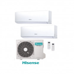 Conjunto 2x1 aire acondicionado hisense inverter