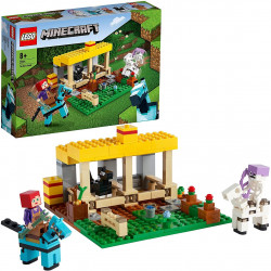 Lego minecraft el establo los caballos