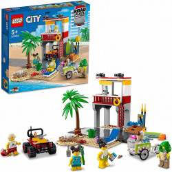 Lego city base socorristas en la