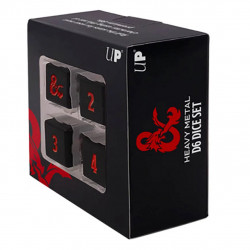 Dados ultra pro heavy metal d6