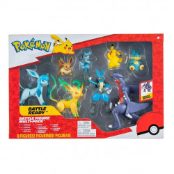 Pack 8 figuras boti pokemon batalla