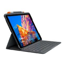 Funda logitech slim folio con teclado