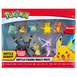 Pack 8 figuras boti pokemon batalla