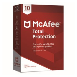 Antivirus mcafee total protection 10 dispositivos