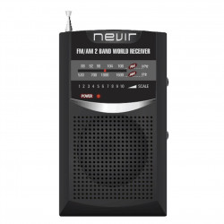Radio nevir bolsillo nvr 136 negro