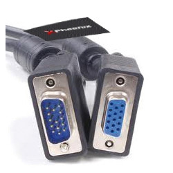 Cable prolongador adaptador vga phoenix macho