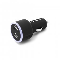 Cargador universal phoenix phcarcharger2usb coche mechero
