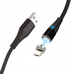 Cable carga rapida magnetico micro usb