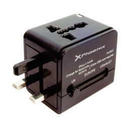 Cargador adaptador universal viaje phoenix cualquier