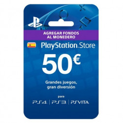 Tarjeta prepago monedero sony playstation live