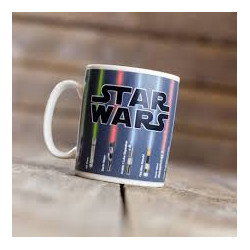 Taza termica star wars espadas laser