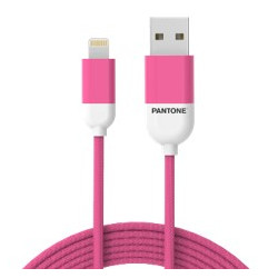 Cable nylon pantone lightning a usb