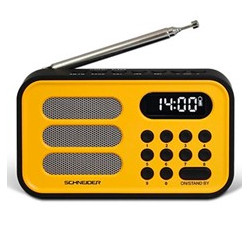 Radio digital schneider handy mini amarillo