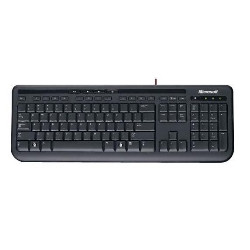 Teclado microsoft wired 600 usb negro