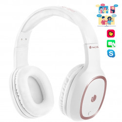 Auriculares bluetooth ngs articapridewhite alcance 10m
