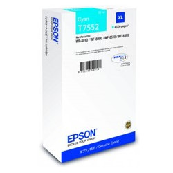 Cartucho tinta epson c13t755240 cian xl
