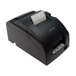 Impresora ticket epson tm u220d usb negra
