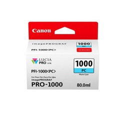 Cartucho canon pfi 1000pc foto cian pro 1000