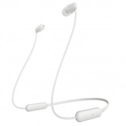 Auriculares sony wic200w blancos inalambricos microfono