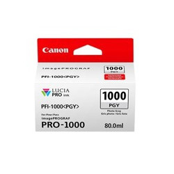 Cartucho canon pfi 1000pgy foto gris pro 1000