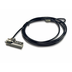 Cable seguridad coneptronic portatiles 18m combinacion