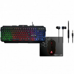 Teclado raton the g lab combo helium