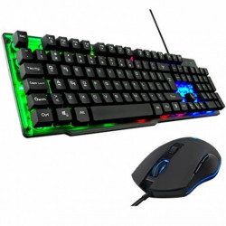 Teclado raton the g lab combo zinc