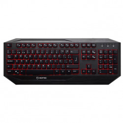 Teclado hiditec gaming gk200 retroiluminado membranas