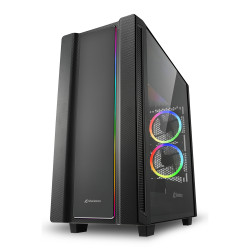 Caja atx sharkoon rev220 2xusb30 rgb