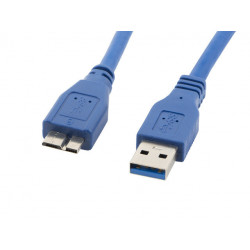 Cable usb lanberg 30 macho micro
