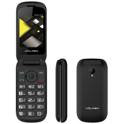 Telefono movil volfen flip negro tipo