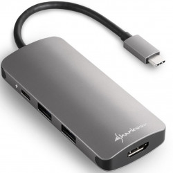 Hub usb sharkoon 3x30 type c