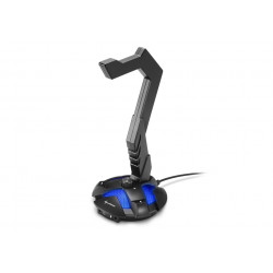 Soporte auriculares sharkoon x rest 71 negro