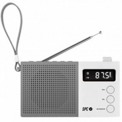 Radio despertador spc jetty max blanco
