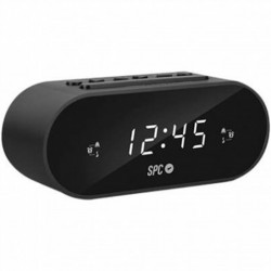 Radio despertador spc frodi negro pantalla