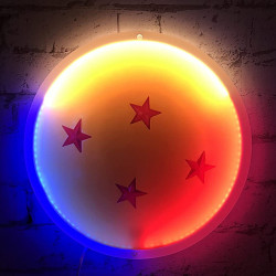 Bola dragon mural neon 30 cm