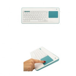 Teclado inalambrico silver ht kb blanco