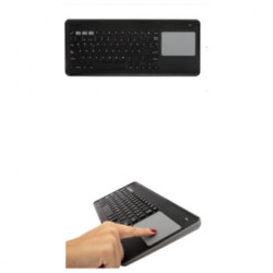 Teclado inalambrico silver ht kb gris